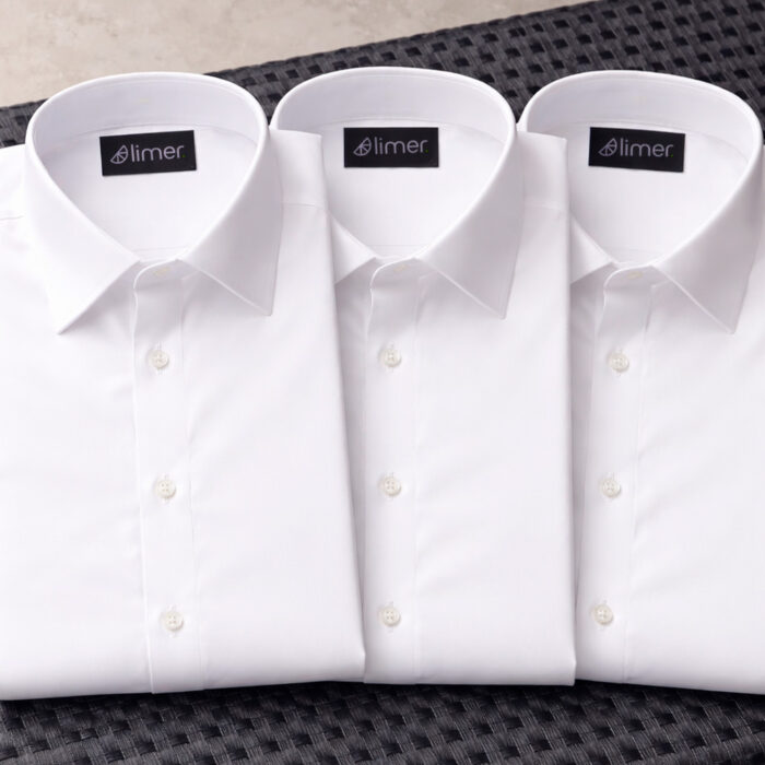 Kit 3 camisas Brancas